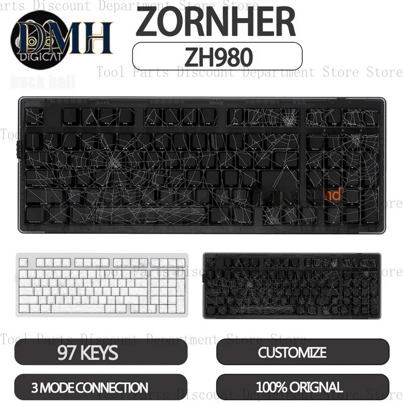 Gaming Accessories Manufacturers - Klawiatura mechaniczna ZORNHER Zuohe ZH980 Spider