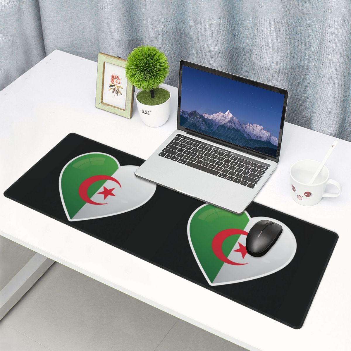 Gaming Accessories Icon - Duża podkładka pod mysz Algieria Flaga