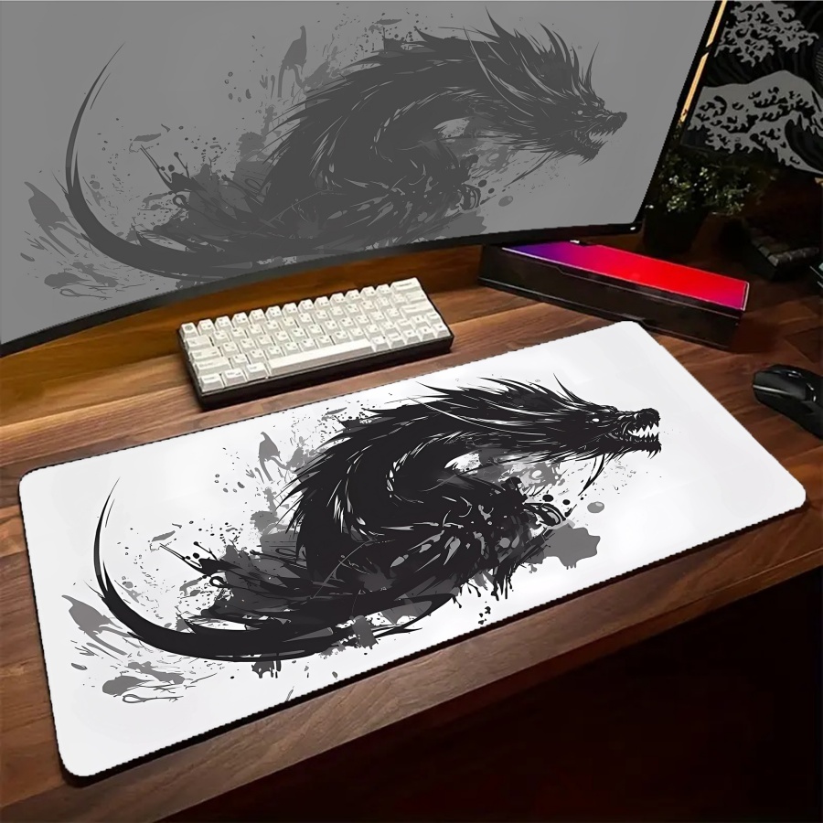 Gaming Accessories For Pc Setup - Podkładka pod mysz Duża Kawaii Smok
