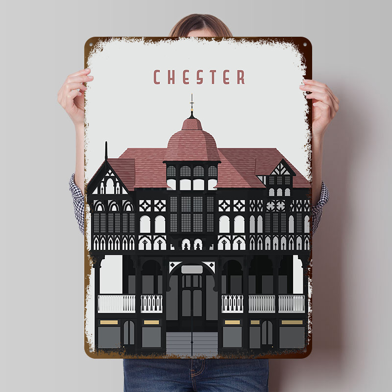 Gaming Accessories Europe - Plakat Chester Travel Printing, personalizowane retro