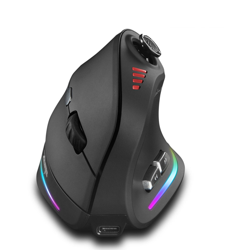 Gaming Accessories - Bezprzewodowa pionowa mysz Jomaa RGB z