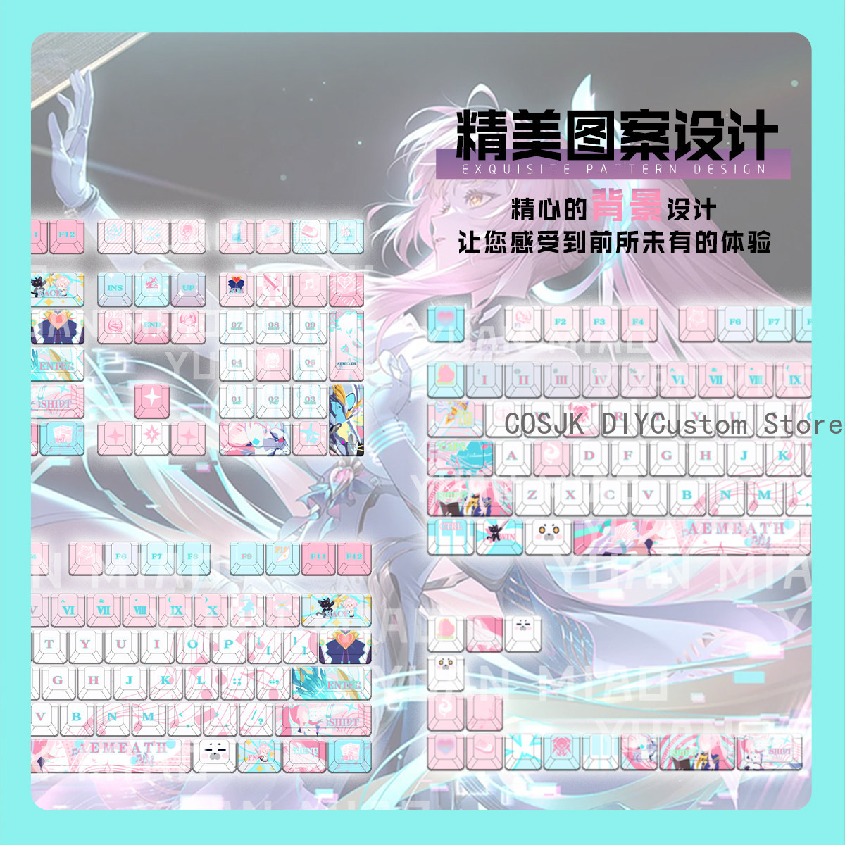 122 Klawisze Anime Wuthering W – Gaming Accessories recenzja i cena
