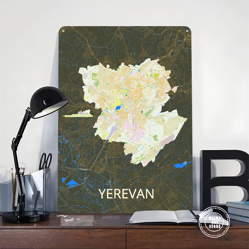 Mapa miasta Erevana, blaszany  – Gaming Accessories Europe recenzja i cena
