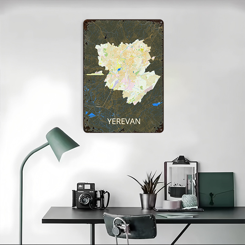 Mapa miasta Erevana, blaszany  – Gaming Accessories Europe recenzja i cena