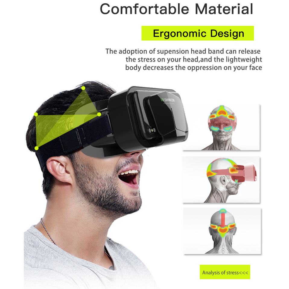 Okulary VR Shinecon, zestaw sł – Gaming Accessories For 8 Year Old recenzja i cena