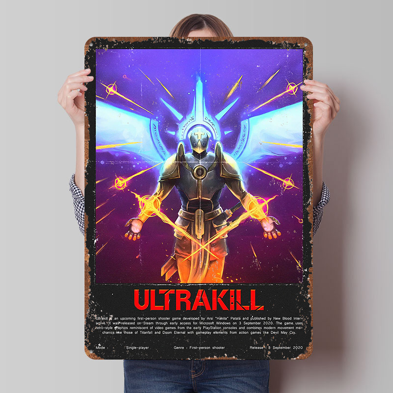 Metalowy plakat Ultrakill Game – Gaming Accessories Europe recenzja i cena