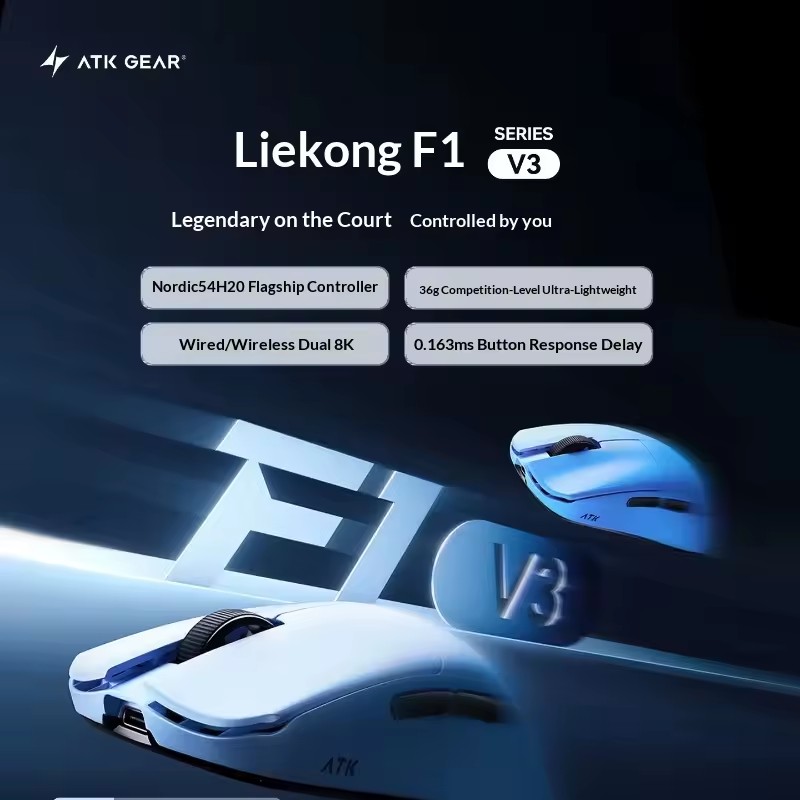 ATK F1 V2/V3 Bezprzewodowa mys – Gaming Accessories recenzja i cena